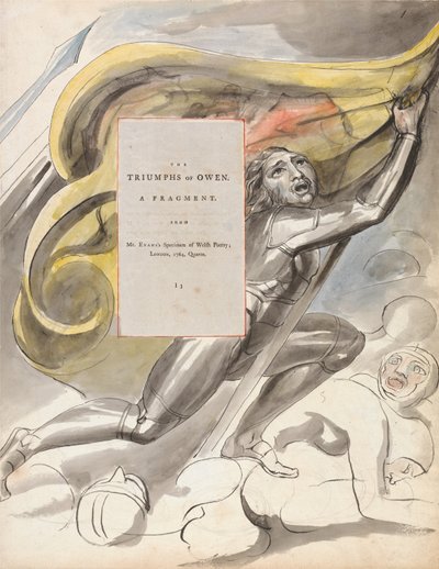 The Poems of Thomas Gray, Design 87, The Triumphs of Owen by William Blake